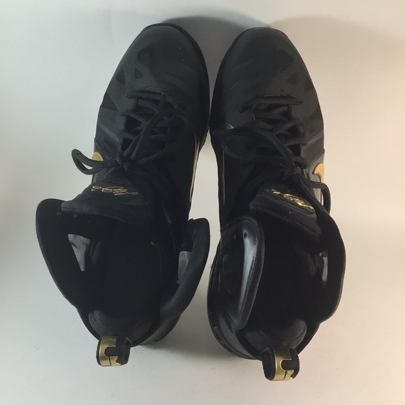 Nike Lebron 9 P.S. Elite away mens basketball shoes black size 11 516958-002 - Picture 5 of 8